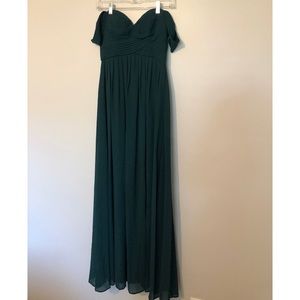 Forest green LuLus formal dress
